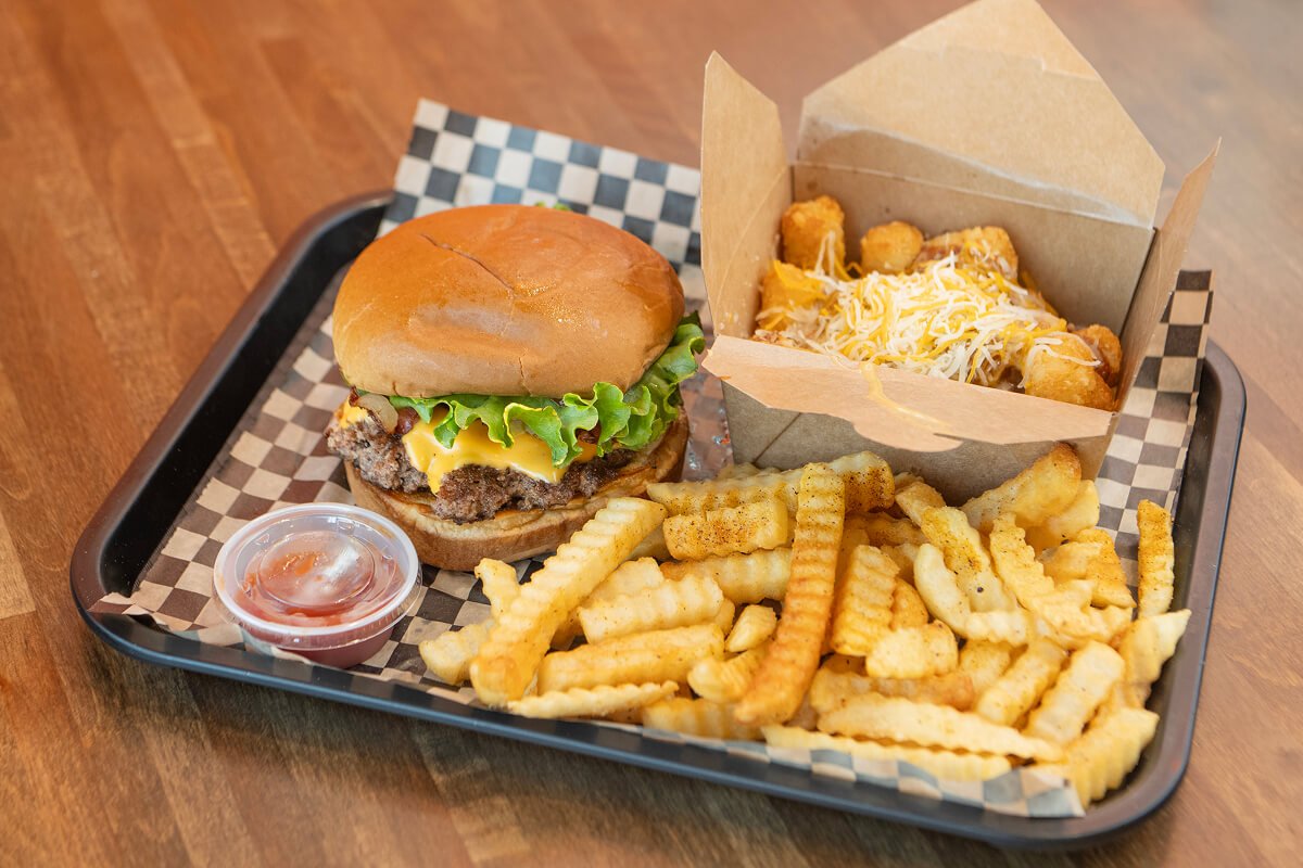 A Boss Burgerz burger